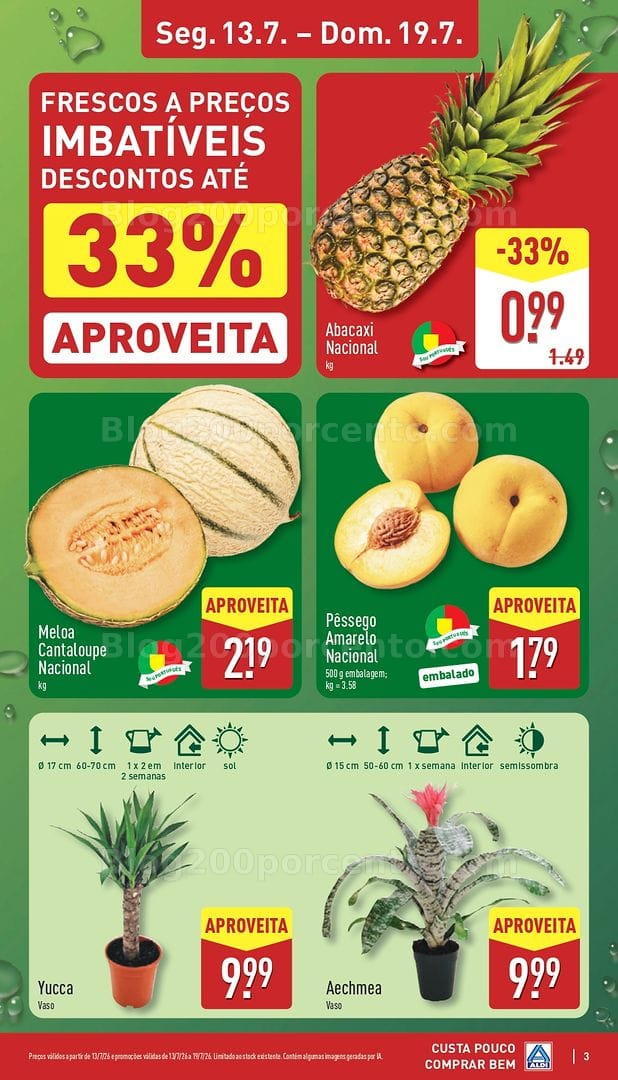 Antevisão Folheto ALDI Promoções de 13 a 19 julho